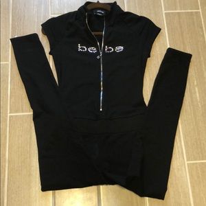 Bebe logo jumpsuit